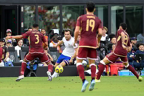 US Venezuela Soccer: Venezuela vs USA