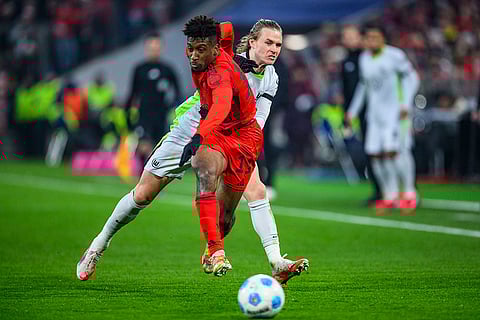 German Bundesliga Soccer Match: Bayern Munich vs Wolfsburg