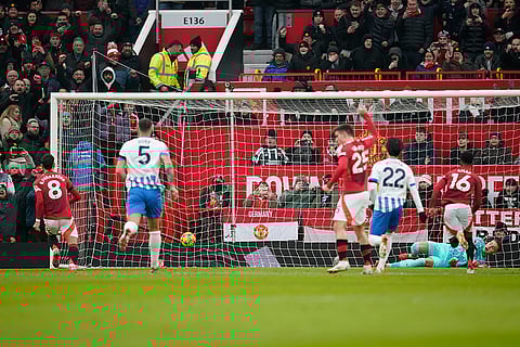 EPL 2024-25: Man United's Bruno Fernandes scores from a penalty kick