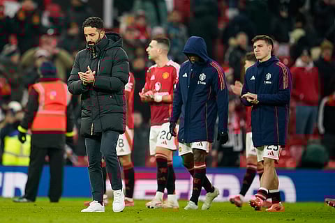 EPL 2024-25: Manchester United's head coach Ruben Amorim after the match