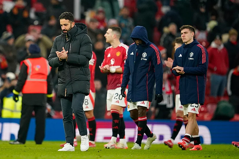 English Premier League soccer Manchester United and Brighton and Hove Albion: Ruben Amorim