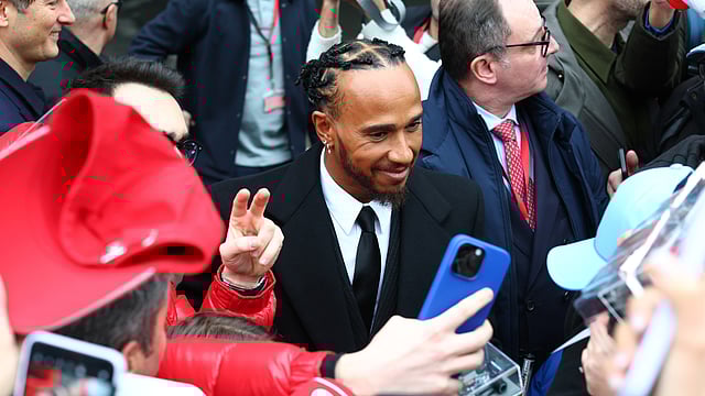 F1: Lewis Hamilton 'Realises Dream' On First Official Day At Ferrari