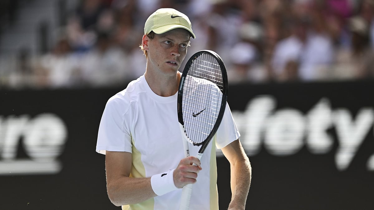 Jannik Sinner at the Australian Open 2025. 