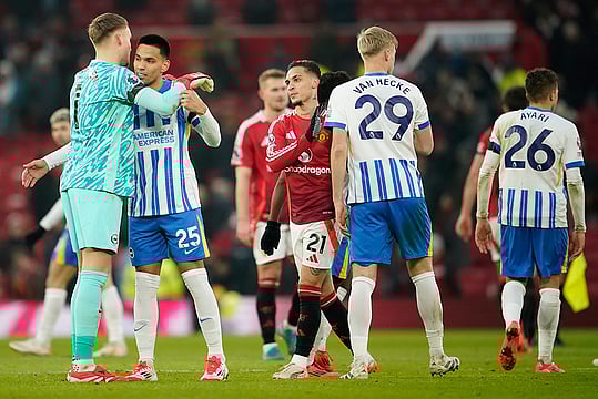 Premier League: Manchester United Suffer Embarrassing 3-1 Defeat At Home Against Brighton