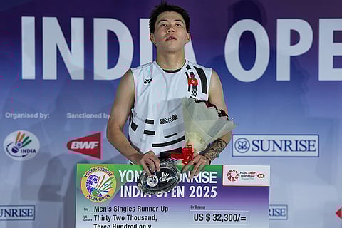 India Open 2025 Badminton: Hong Kong's Lee Cheuk Yiu, runner-up Men's singles