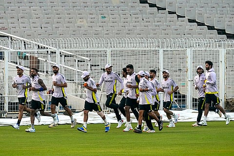 IND vs ENG T20 Series: India's cricket team during the practice session