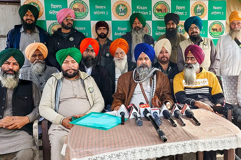 Sarwan Singh Pandher addresses media