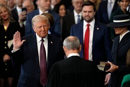 Donald Trump Sworn-In As The 47th President Of USA