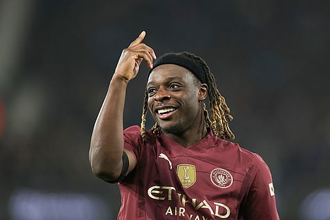 EPL 2024-25: Jeremy Doku celebrates scoring Man City's 4th goal