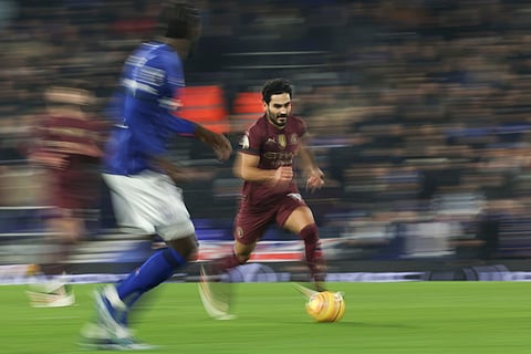 EPL 2024-25: Ilkay Gundogan runs with the ball