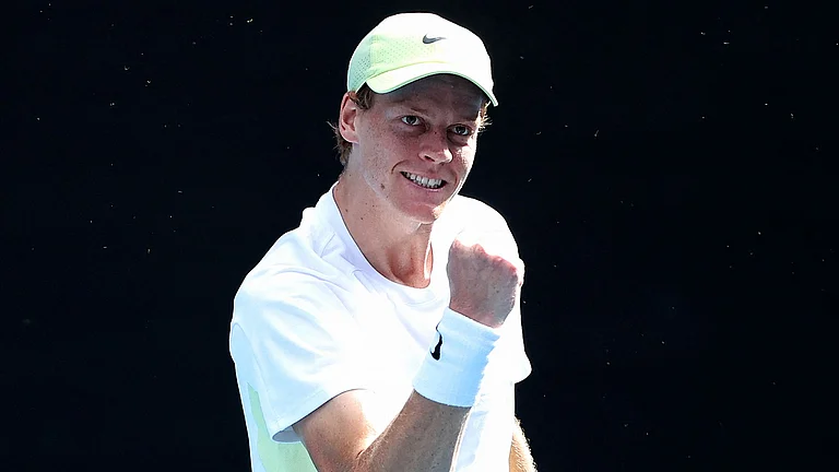 Jannik Sinner is into the last eight. - null