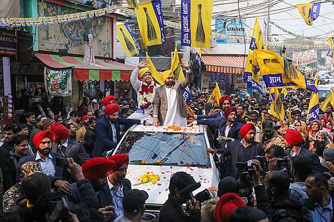 Delhi polls: Naveen Choudhary's nomination rally