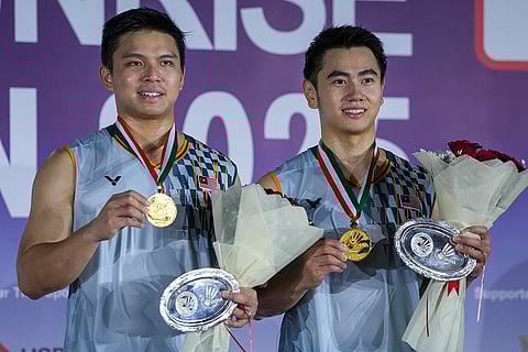 India Open 2025 Badminton: Malaysia's Goh Sze Fei and Nur Izzuddin Rumsani