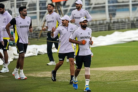 IND vs ENG T20 Series: Mohammed Shami runs during the practice session