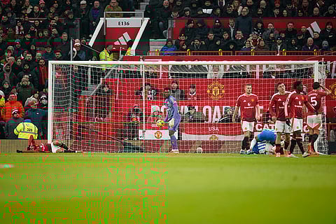 EPL 2024-25: Brighton players celebrate their side's second goal