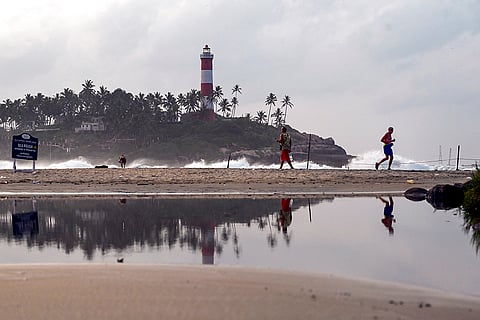 Lighthouse Beach at Kerala's Kovalam