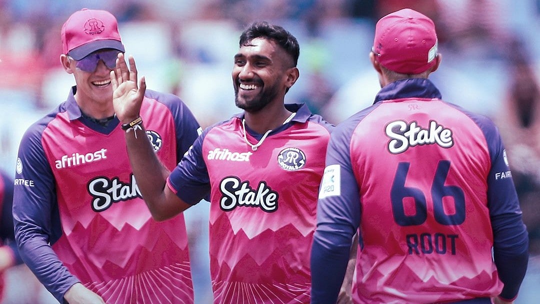 Photo: X/Paarl Royals. : The Paarl Royals team in action at SA20.