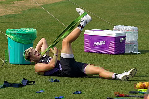 IND vs ENG 1st T20: England's Jacob Bethell during training session: