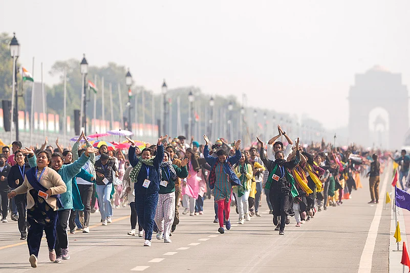 Rehearsal for Republic Day parade 2025 at Kartavya Path in New Delhi_5