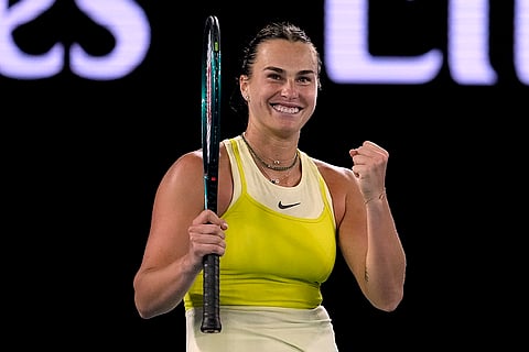 Australian Open 2025: Aryna Sabalenka celebrates after defeating Anastasia Pavlyuchenkova