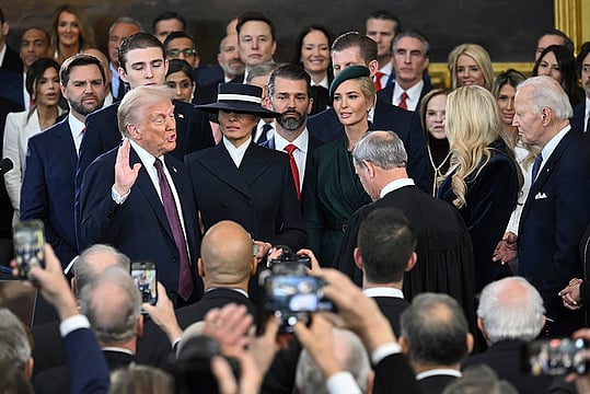 In US 60th Presidential Inauguration Ceremony, Trump Makes A Comeback