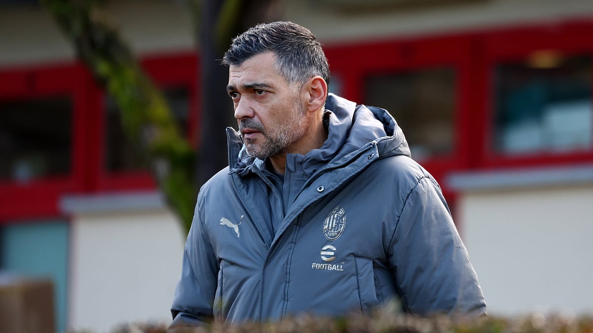 Sergio Conceicao during AC Milan training - null