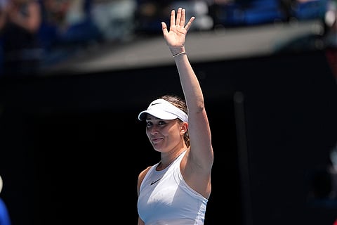 Australian Open 2025: Paula Badosa celebrates after defeating Coco Gauff