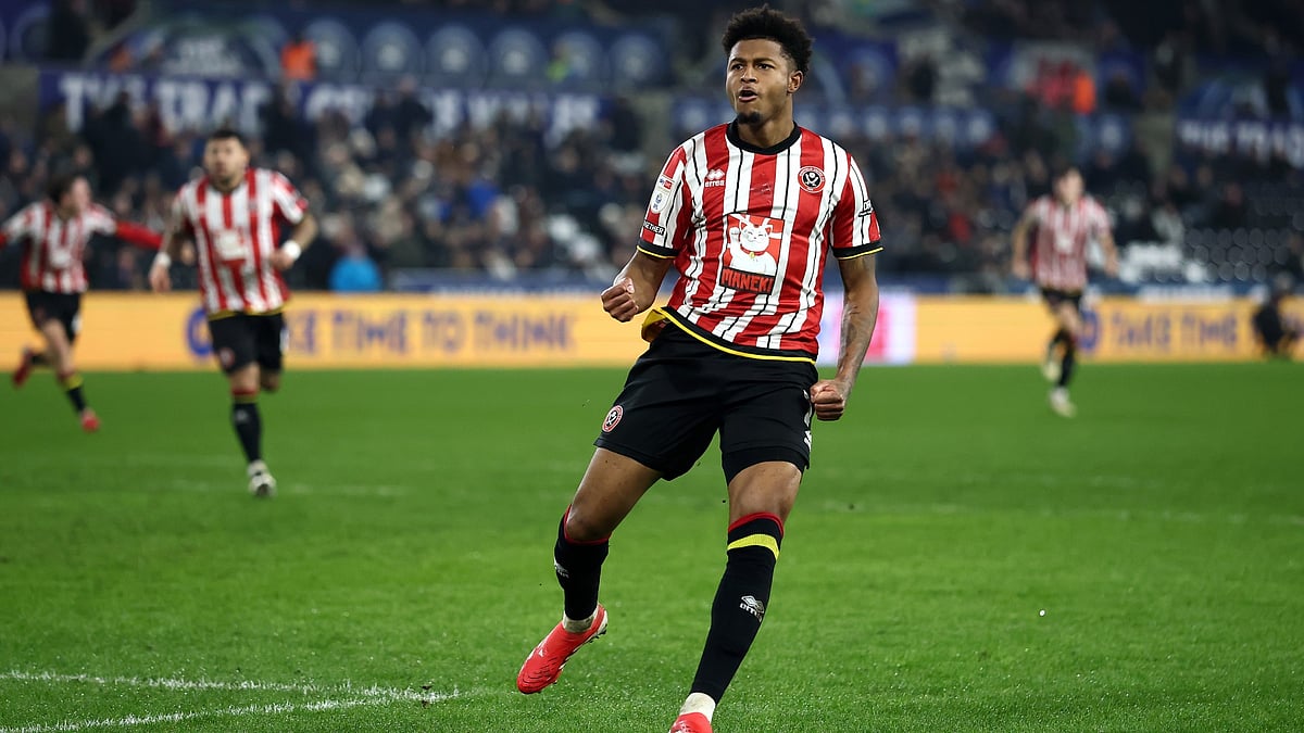 Sheffield United's Rhian Brewster - null