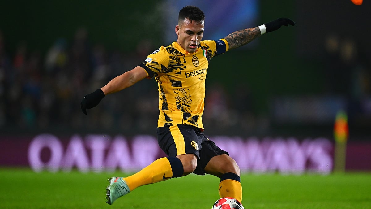 Inter match-winner Lautaro Martinez - null