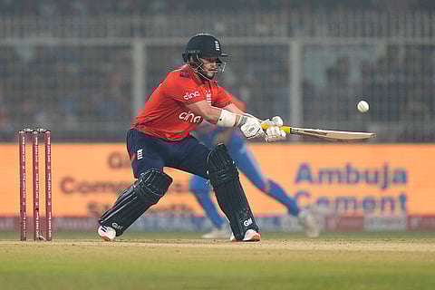 IND vs ENG 1st T20: England's Ben Duckett plays a shot