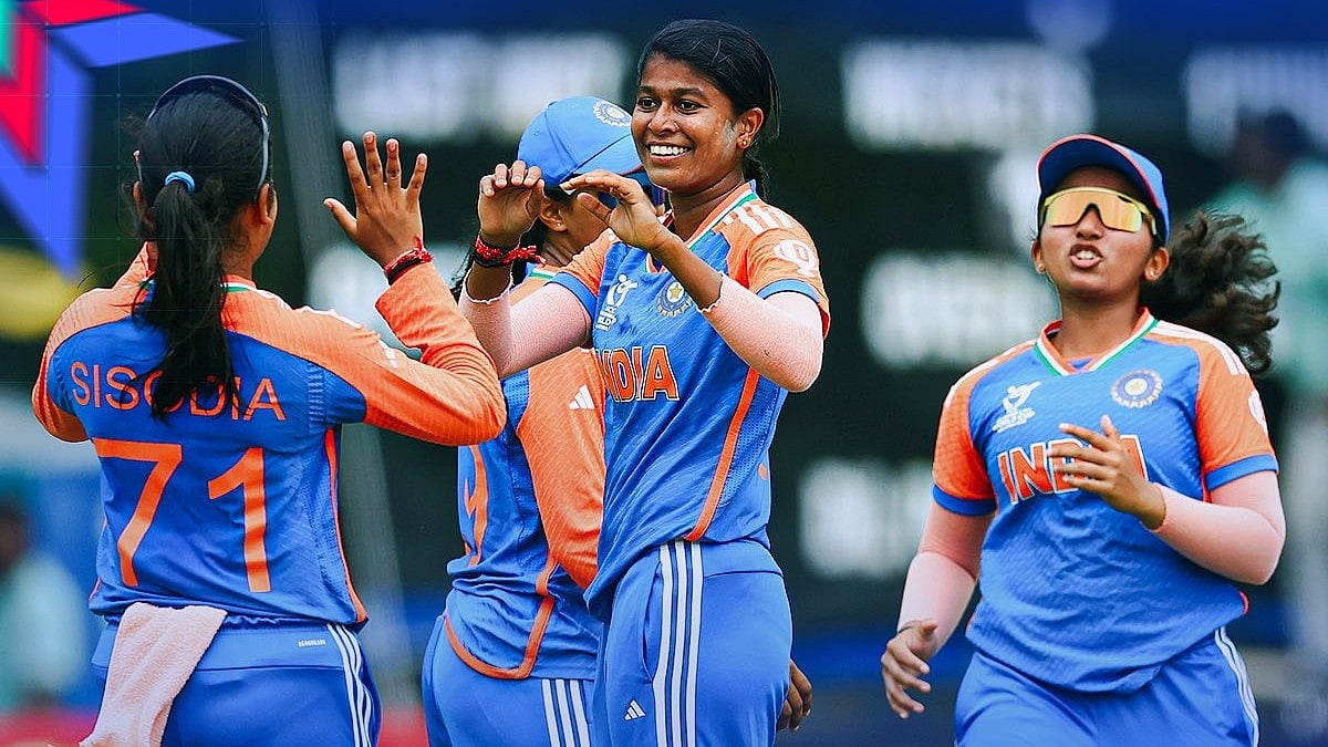 X/BCCI Women : The Indian under-19 women's cricket team.