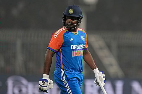 IND vs ENG 1st T20: India's Sanju Samson walks off the field after losing his wicket