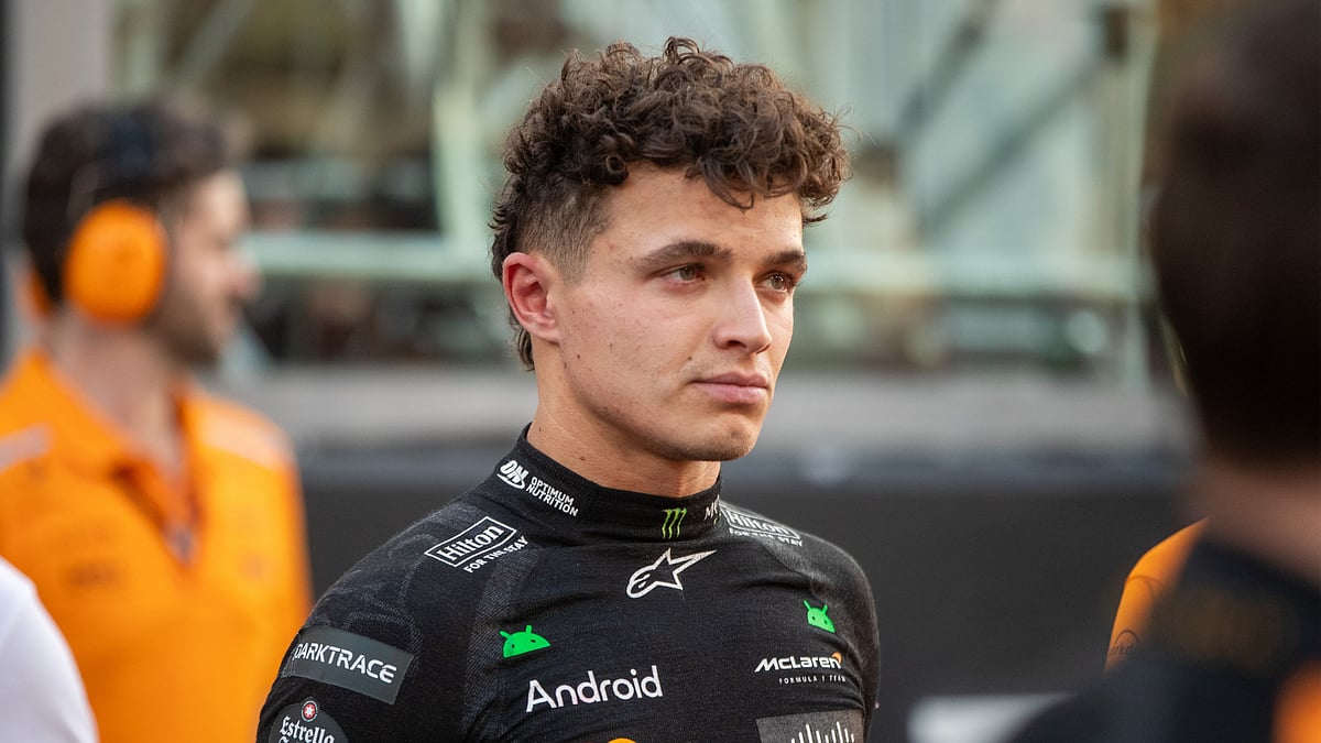 Lando Norris at the Abu Dhabi Grand Prix