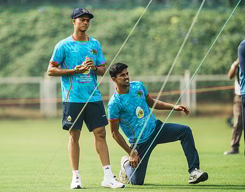 Ranji Trophy: Mumbai team's practice session