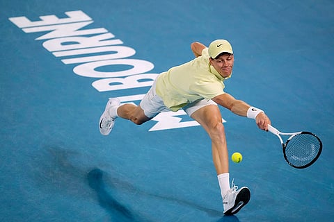 Australian Open Tennis: Alex de Minaur vs Jannik Sinner