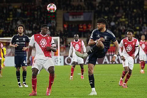 Soccer Champions League: Aston Villa vs Monaco