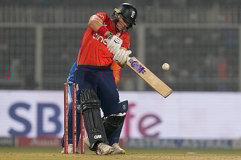 IND vs ENG 1st T20: England's Jacob Bethell plays a shot
