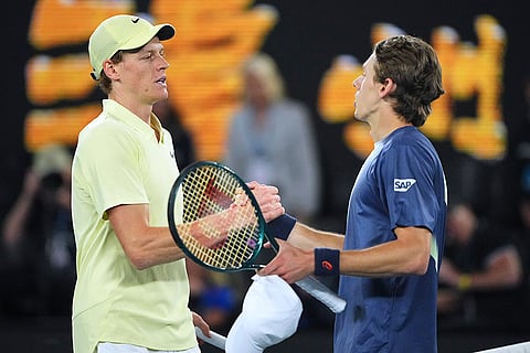 Australian Open Tennis: Jannik Sinner vs Alex de Minaur
