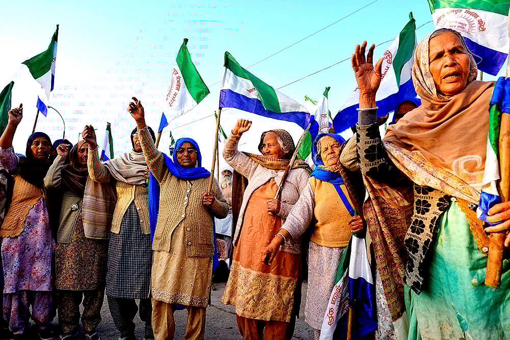 Women Protesting At Shambhu Border photo_10