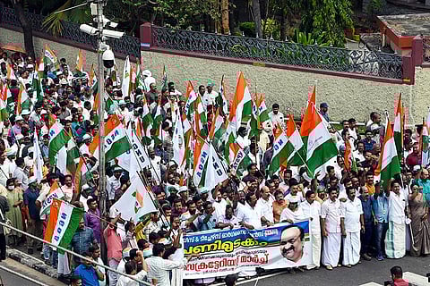 Kerala Govt. employees under SETO banner protest