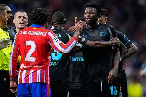 Soccer Champions League: Bayer Leverkusen vs Atletico Madrid