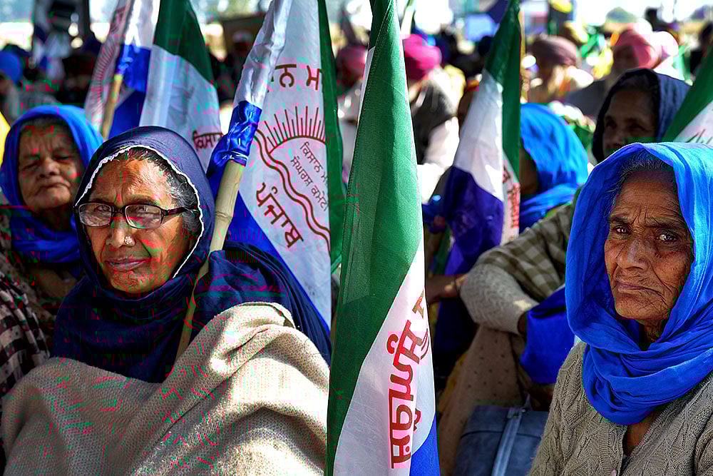 Women Protesting At Shambhu Border photo_4