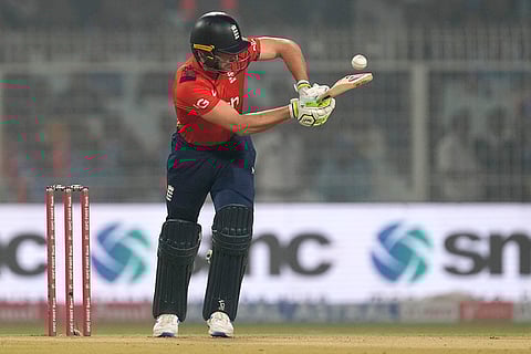 IND vs ENG 1st T20: England's captain Jos Buttler plays a shot