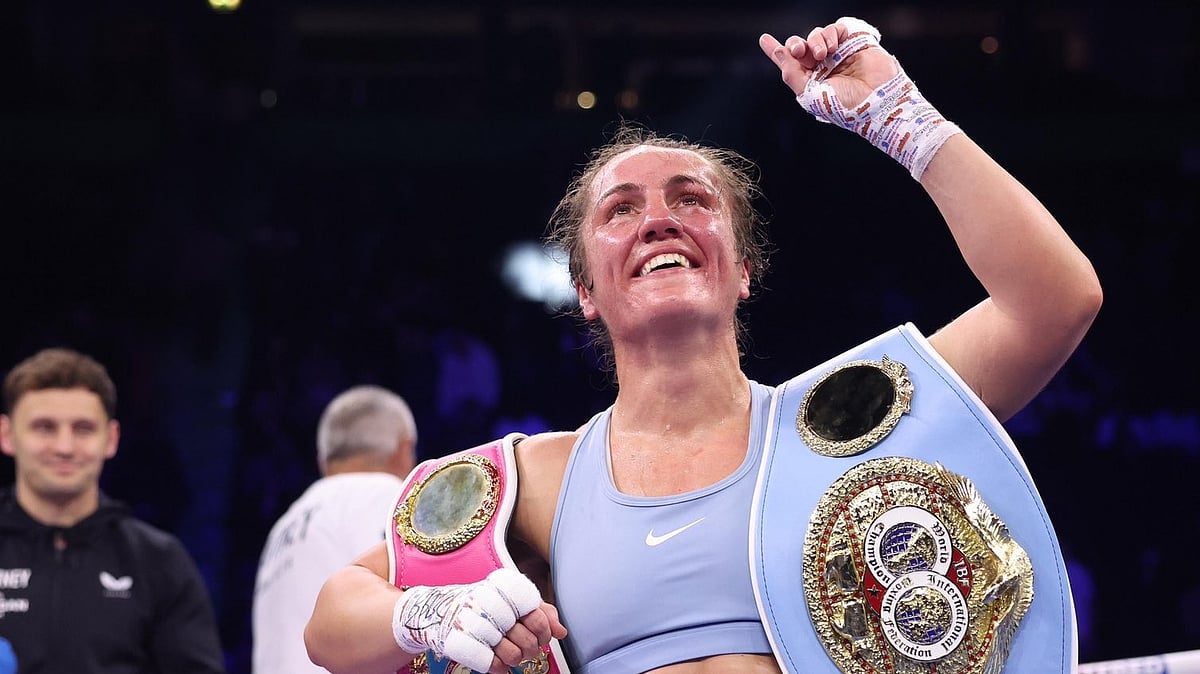 X/Ellie Scotney : IBF and WBO super bantamweight champion Ellie Scotney.