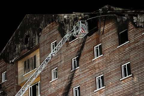 Turkish ski resort hotel fire
