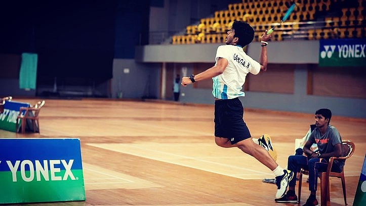 Instagram/Krishna Prasad Garaga : File photo of India doubles shuttler Krishna Prasad Garaga.