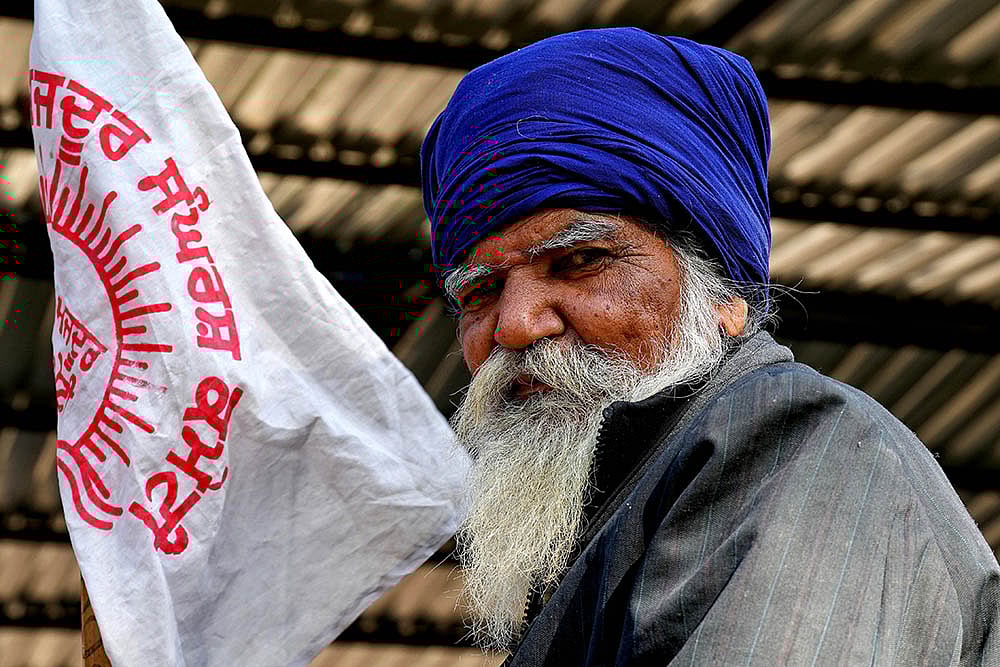 Farmers Protest - Senior Citizens Elderly Farmers- 