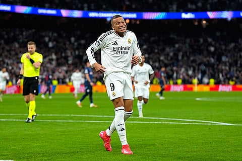 Real Madrid's Kylian Mbappe
