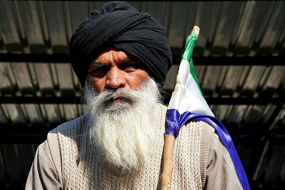 Farmers Protest - Senior Citizens Elderly Farmers- 