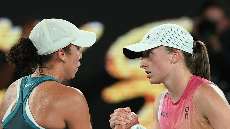 Madison Keys and Iga Swiatek